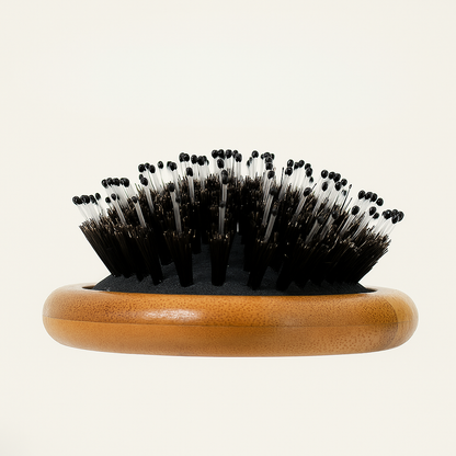 Natural Dual-Bristle Scalp Massager for Anti-Frizz and Healthy Hair