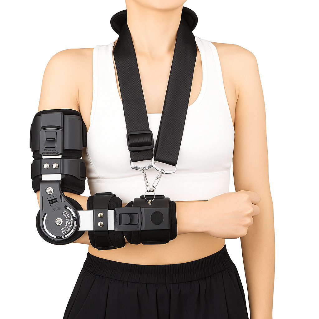 Customizable Elbow Support Strap – Breathable Comfort for Recovery