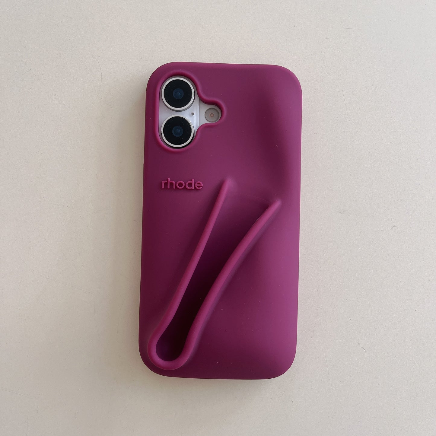 3D Silicone Lipstick Phone Cover for iPhone