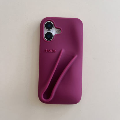 3D Silicone Lipstick Phone Cover for iPhone