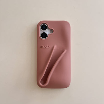3D Silicone Lipstick Phone Cover for iPhone