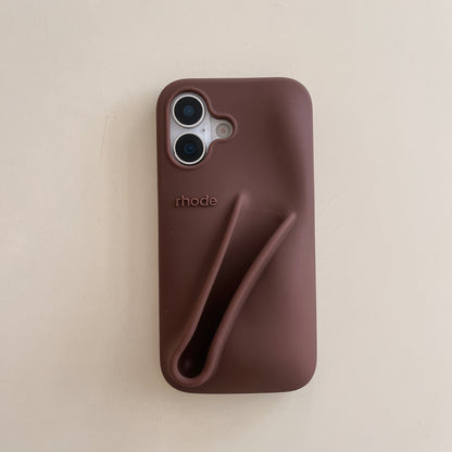 3D Silicone Lipstick Phone Cover for iPhone