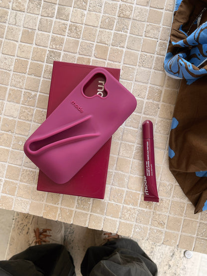 3D Silicone Lipstick Phone Cover for iPhone