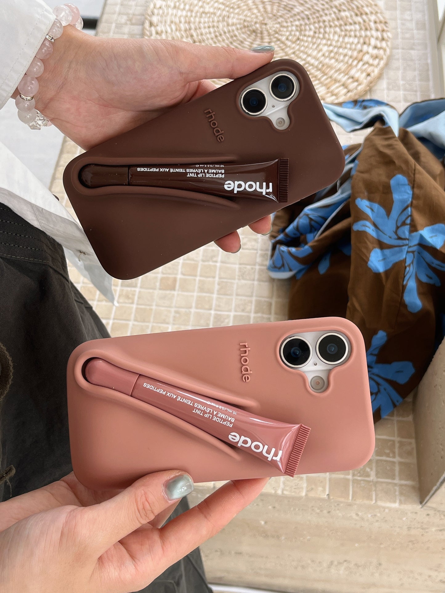 3D Silicone Lipstick Phone Cover for iPhone