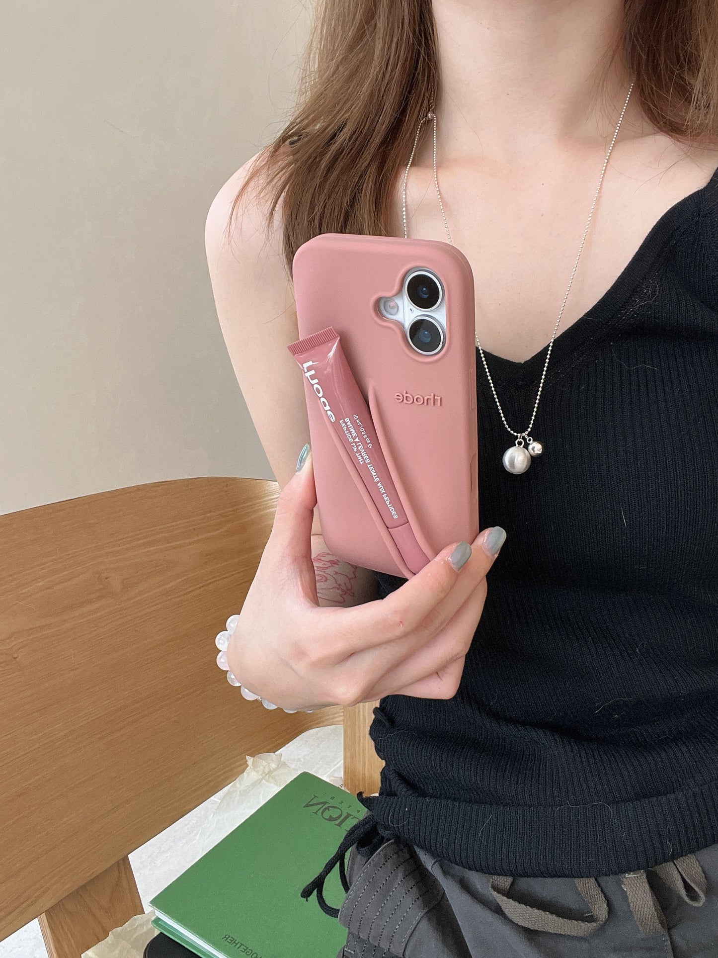 3D Silicone Lipstick Phone Cover for iPhone