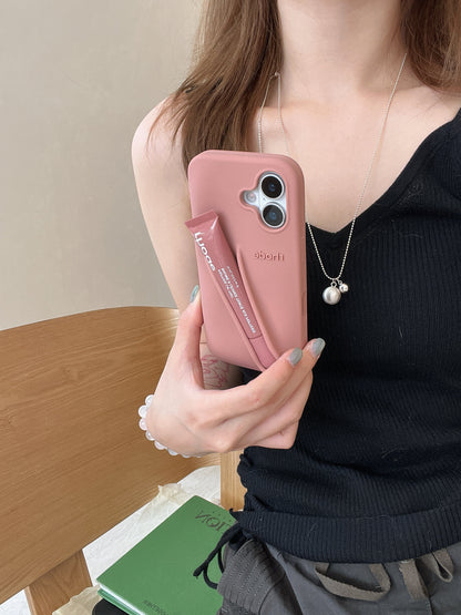 3D Silicone Lipstick Phone Cover for iPhone