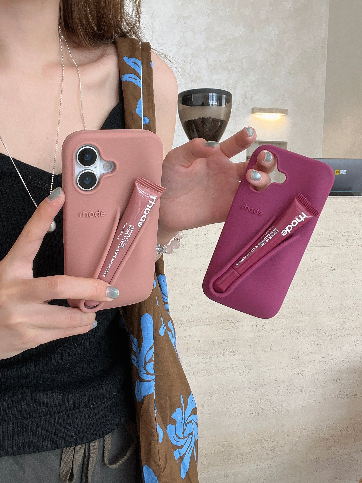 3D Silicone Lipstick Phone Cover for iPhone