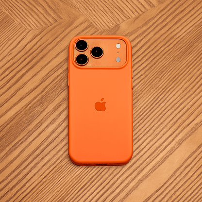 MagSafe-Compatible Silicone Case with Soft Touch Surface for iPhone