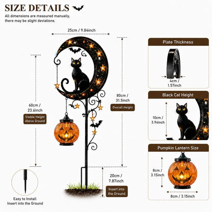 Pumpkin Garden Stake for Spooky Outdoor Atmosphere
