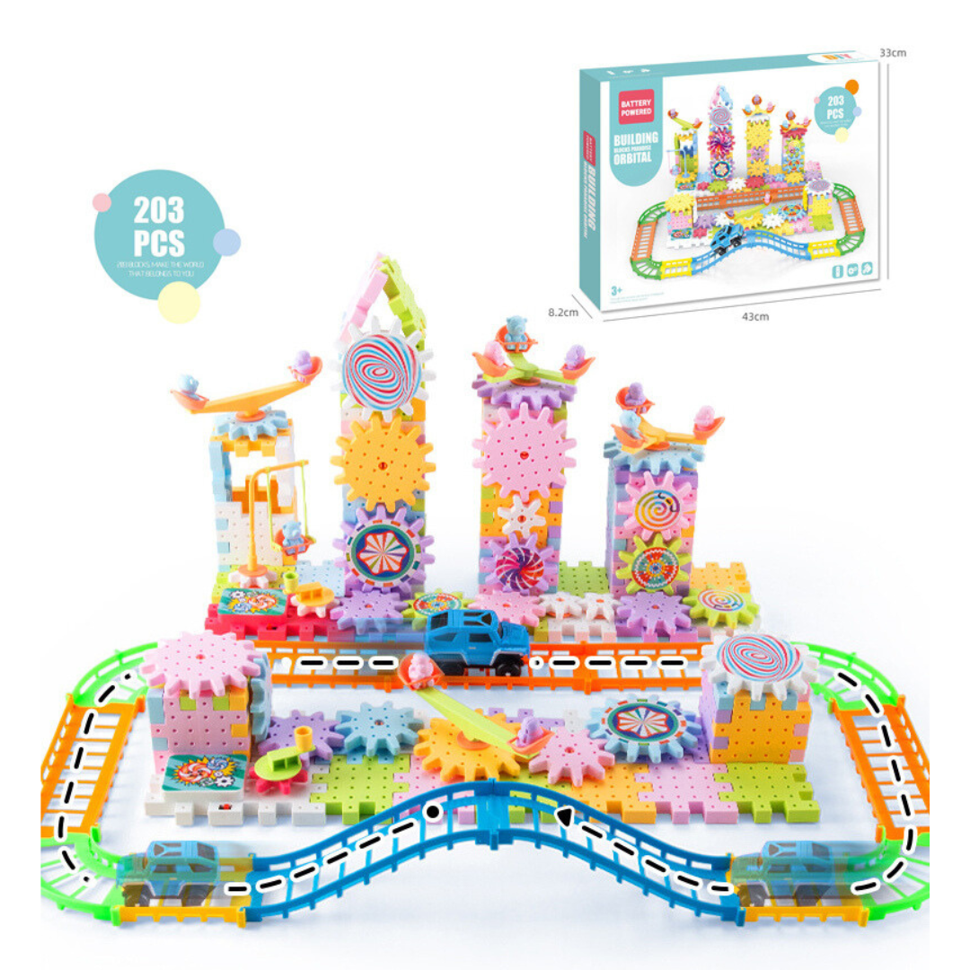 Rotating Montessori Building Block Toy