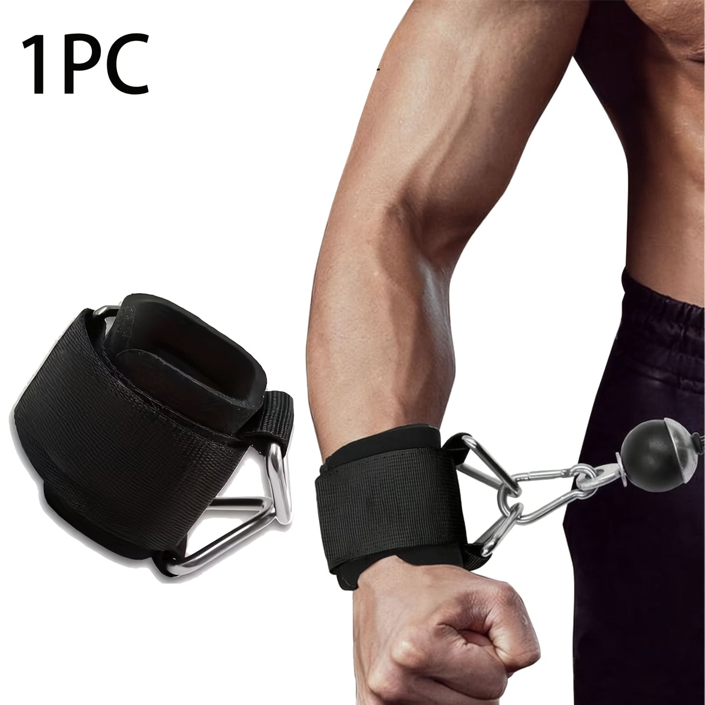 Adjustable Non-Slip Wrist Straps for Enhanced Grip and Lifting Efficiency