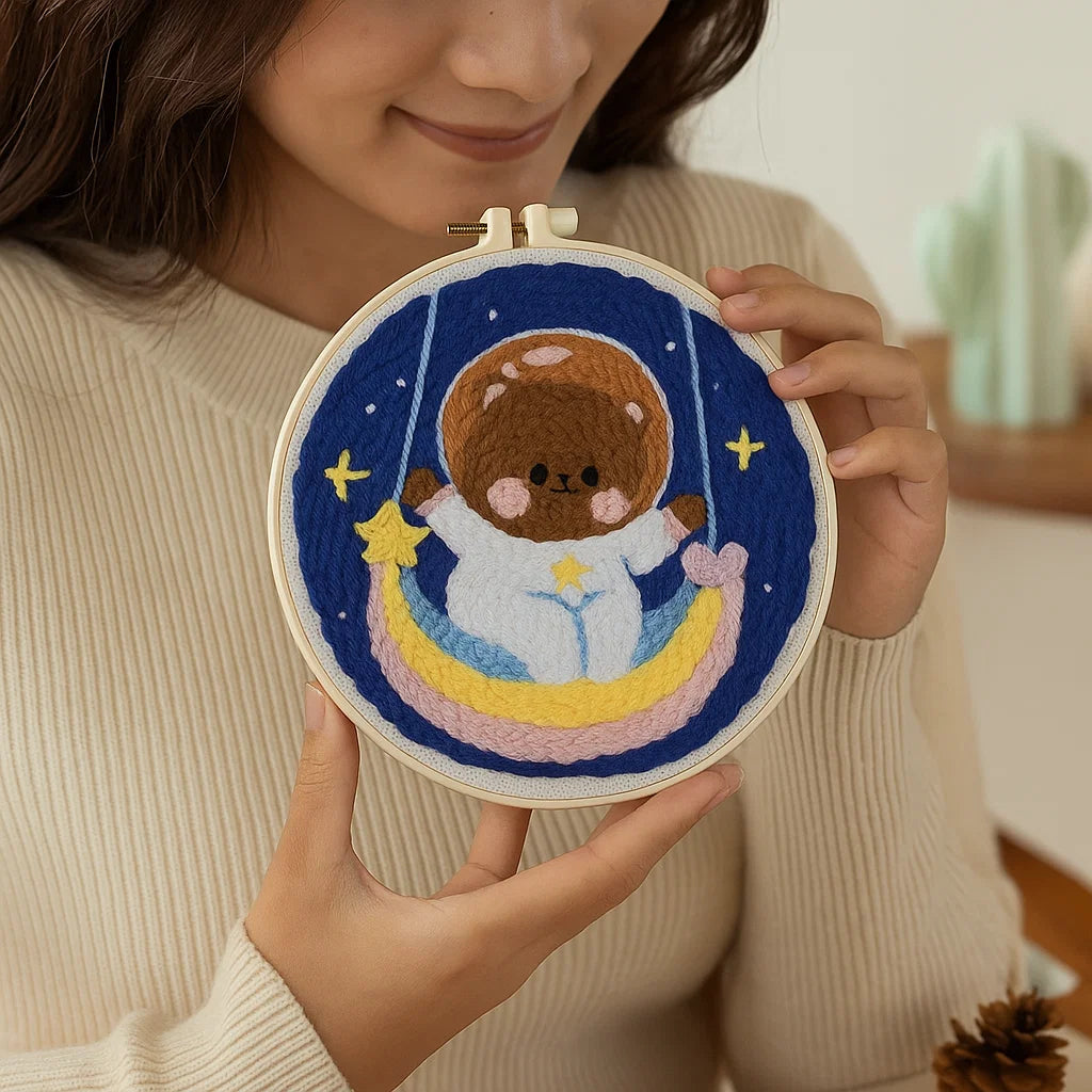 Quick Relaxation and Beautiful Embroidery Art Creation