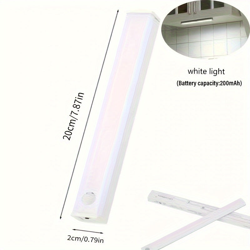 Indoor Cabinet and Wardrobe Light Strip with Rechargeable Motion Sensor