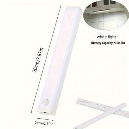 Indoor Cabinet and Wardrobe Light Strip with Rechargeable Motion Sensor