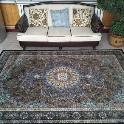 Vibrant Moroccan-Inspired Area Rug - Pet-Friendly & Washable