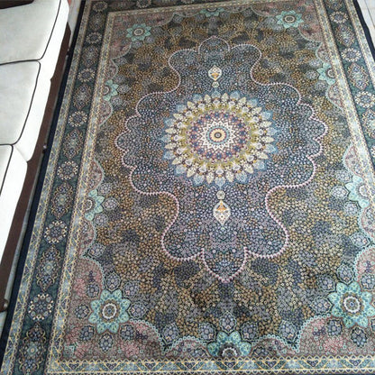 Vibrant Moroccan-Inspired Area Rug - Pet-Friendly & Washable