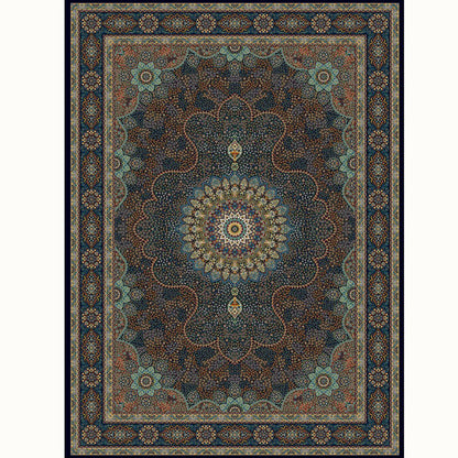 Vibrant Moroccan-Inspired Area Rug - Pet-Friendly & Washable