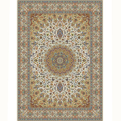 Vibrant Moroccan-Inspired Area Rug - Pet-Friendly & Washable