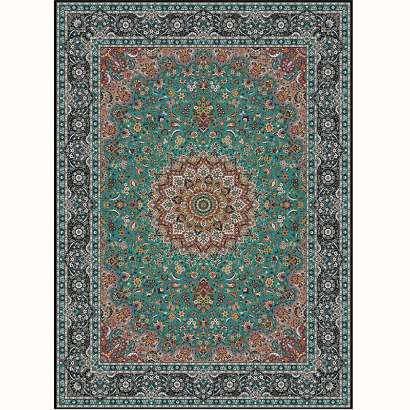 Vibrant Moroccan-Inspired Area Rug - Pet-Friendly & Washable