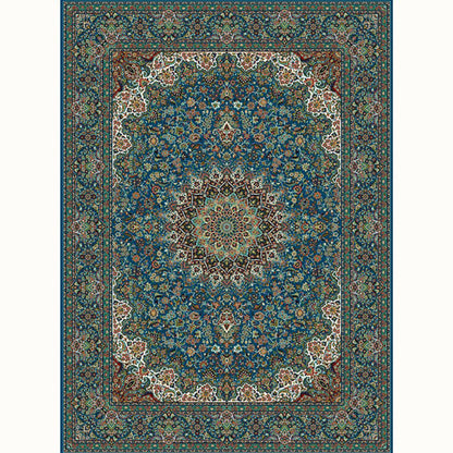 Vibrant Moroccan-Inspired Area Rug - Pet-Friendly & Washable
