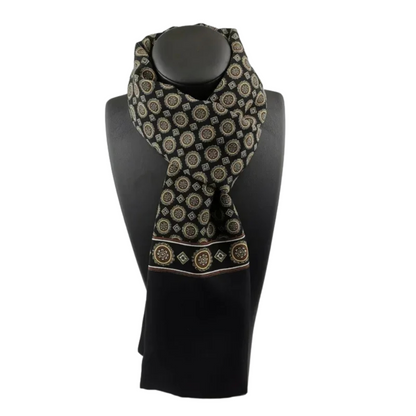 Plaid Silk Scarf for Men and Women – Warm Winter Accessory