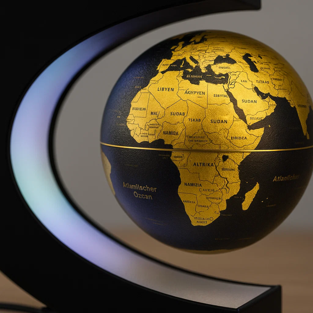 LED World Globe with Magnetic Suspension – Floating Globe Lamp