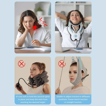Adjustable Cervical Traction Device for Neck Pain Relief and Tension