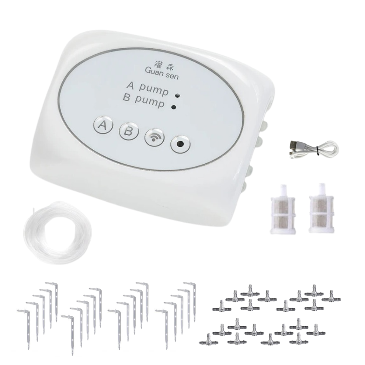 Smart Irrigation System with WiFi Control - Automatic Drip Timer App