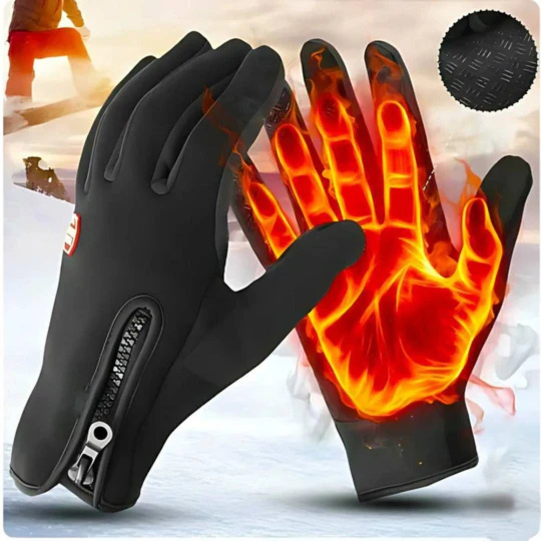 Insulated Heated Gloves for Both Men and Women - Waterproof Design