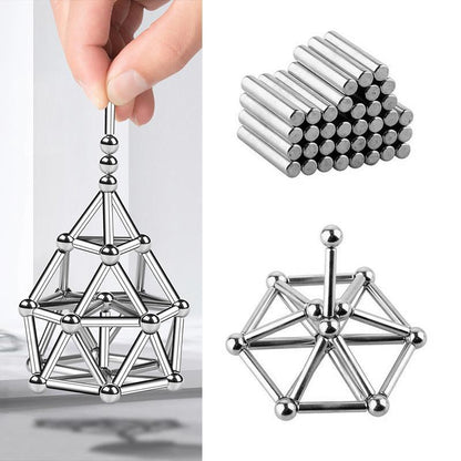 Magnetic Ball and Rod Construction Set for DIY Projects