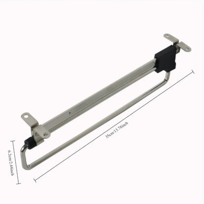 Extendable Clothes Rod for Wall Mounting | Adjustable and Foldable | Metal | 25–35 cm