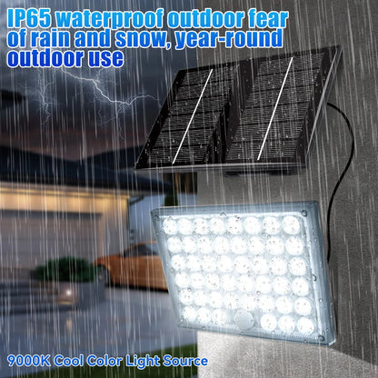 Solar Flood Light with 184 LEDs | Waterproof IP65 | Motion Sensor | Ideal for Garden and Patio