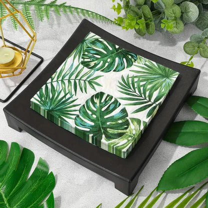20-Pack Eco-Friendly Leaf Design Napkin Towels