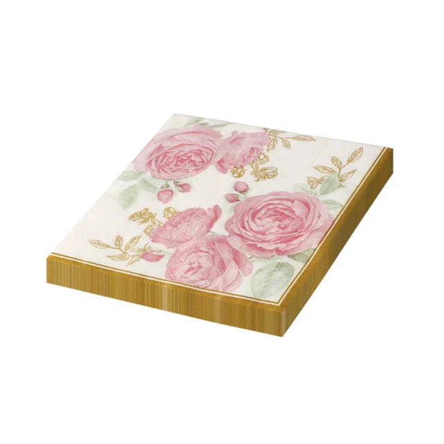 20-Pack Eco-Friendly Leaf Design Napkin Towels