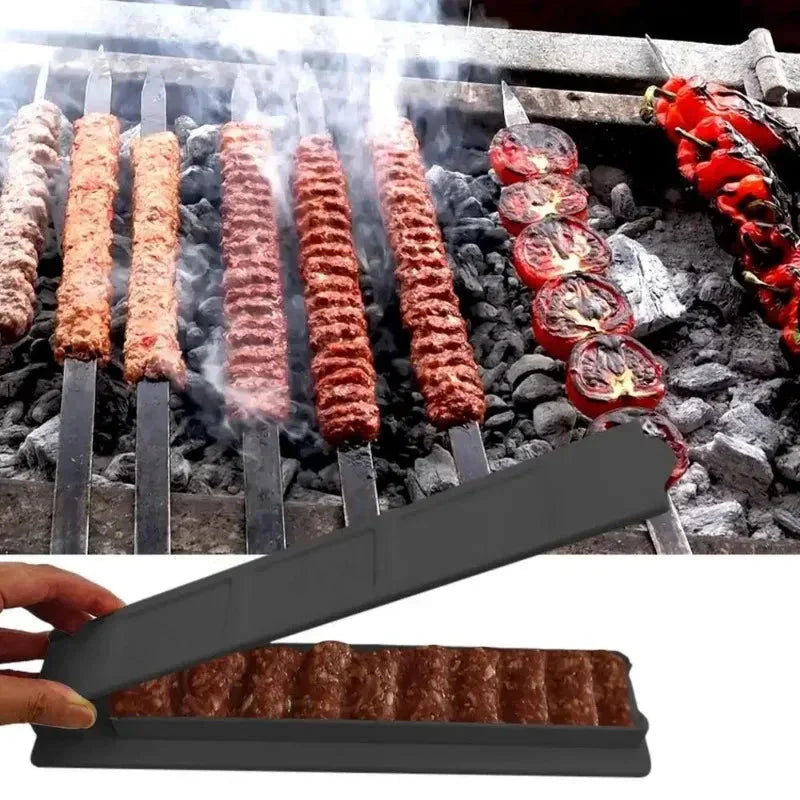 21-Inch Premium Stainless Steel Grilling Skewers for BBQ
