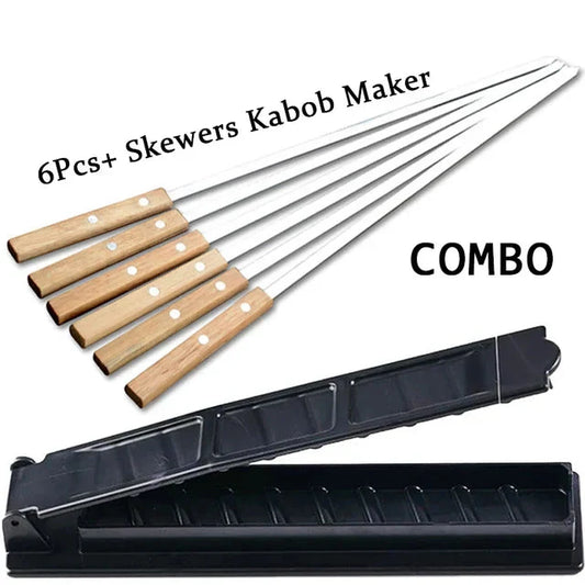21-Inch Premium Stainless Steel Grilling Skewers for BBQ