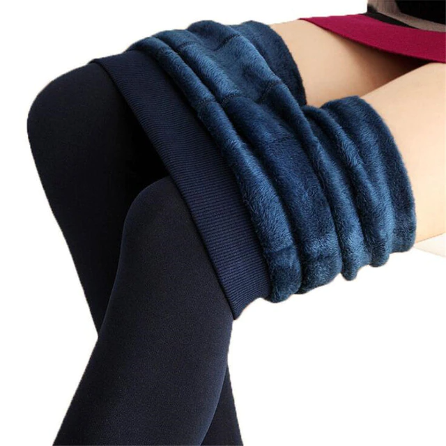 Winter Warmth: Luxe Fleece-Lined Leggings for Women
