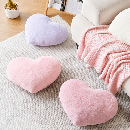 Cushion with Heart Design for Home Decor