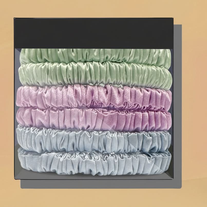 6-Pack Simple Hair Bands for Daily Use and Styling
