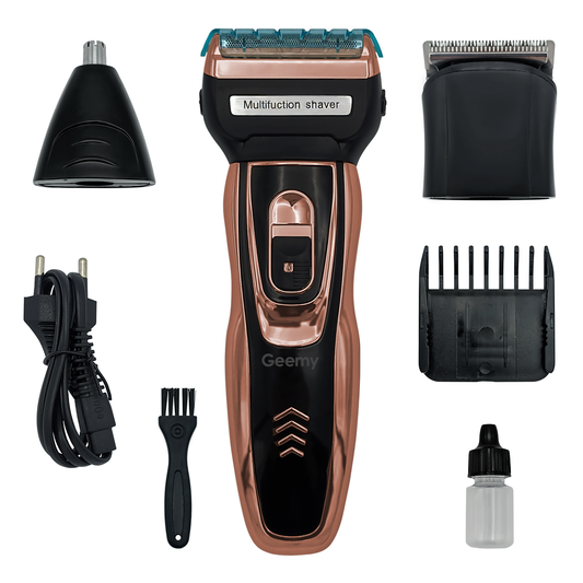 3-in-1 Wireless Trimmer – Beard, Nose Hair, and Shaving Tool
