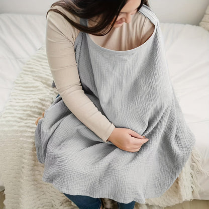 Breathable Cotton Nursing Blanket – Soft Comfort Cover for Mothers
