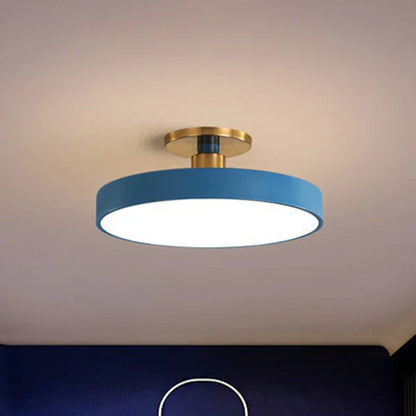 Sleek LED Ceiling Fixture with Nordic Modern Design