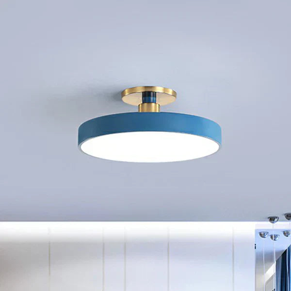 Sleek LED Ceiling Fixture with Nordic Modern Design