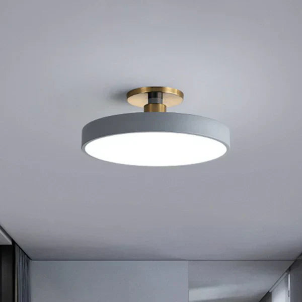 Sleek LED Ceiling Fixture with Nordic Modern Design
