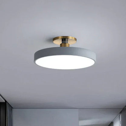 Sleek LED Ceiling Fixture with Nordic Modern Design