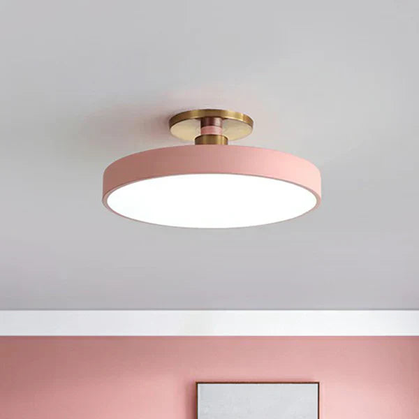 Sleek LED Ceiling Fixture with Nordic Modern Design