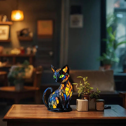 Colorful Cat-Shaped Night Light