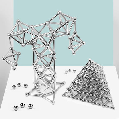 Magnetic Ball and Rod Construction Set for DIY Projects