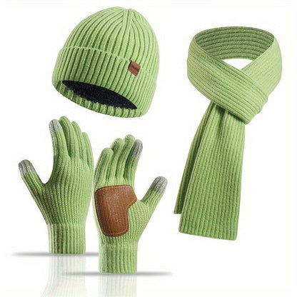 Cozy Knitted Winter Set - 3 Pieces for Warmth