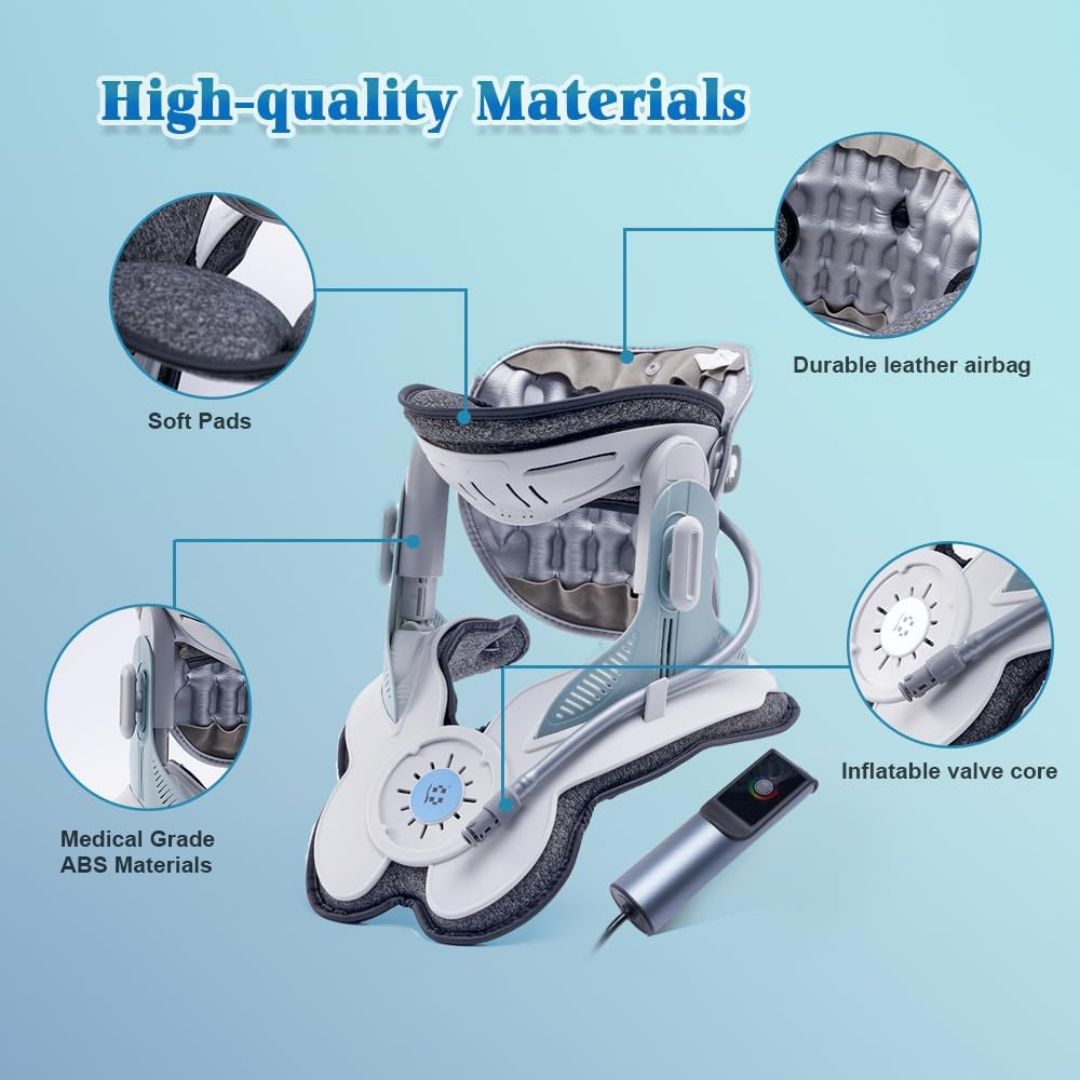 Adjustable Cervical Traction Device for Neck Pain Relief and Tension